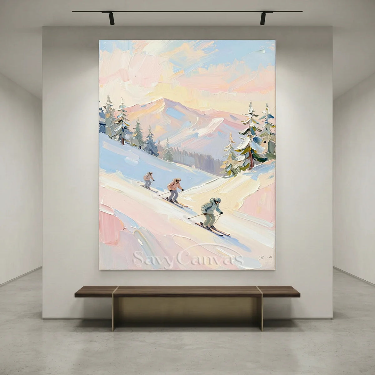 pink-skiing-painting-for-minimalist-wall-01.webp