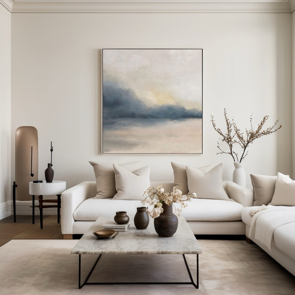 Large Abstract Landscape Oil Painting for Living Room #TC 075