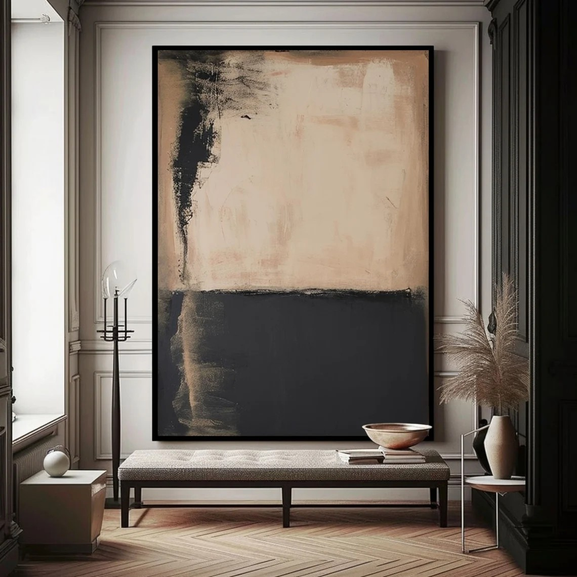 Large Wall Art - Wabi Sabi Abstract Art for Home Decor #TC 048