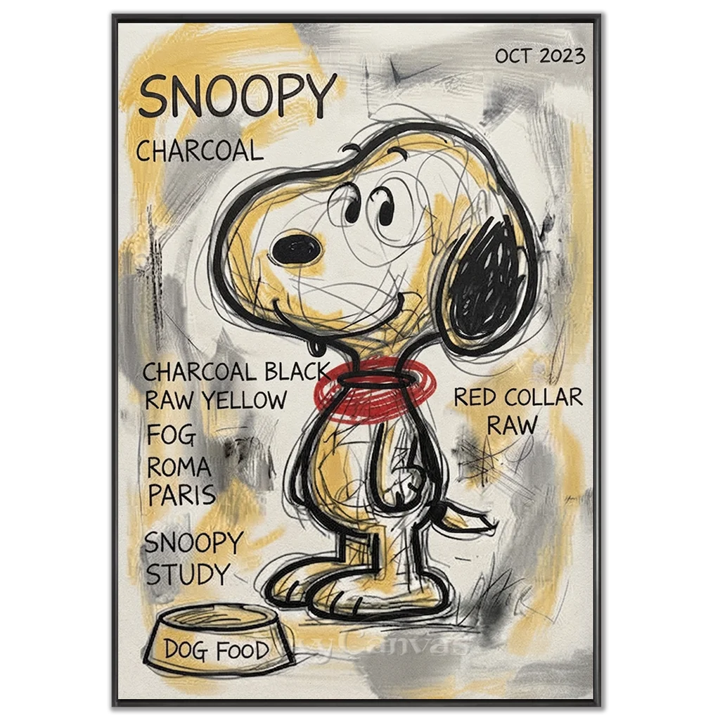 Hand-Painted Snoopy Artwork #SS 383