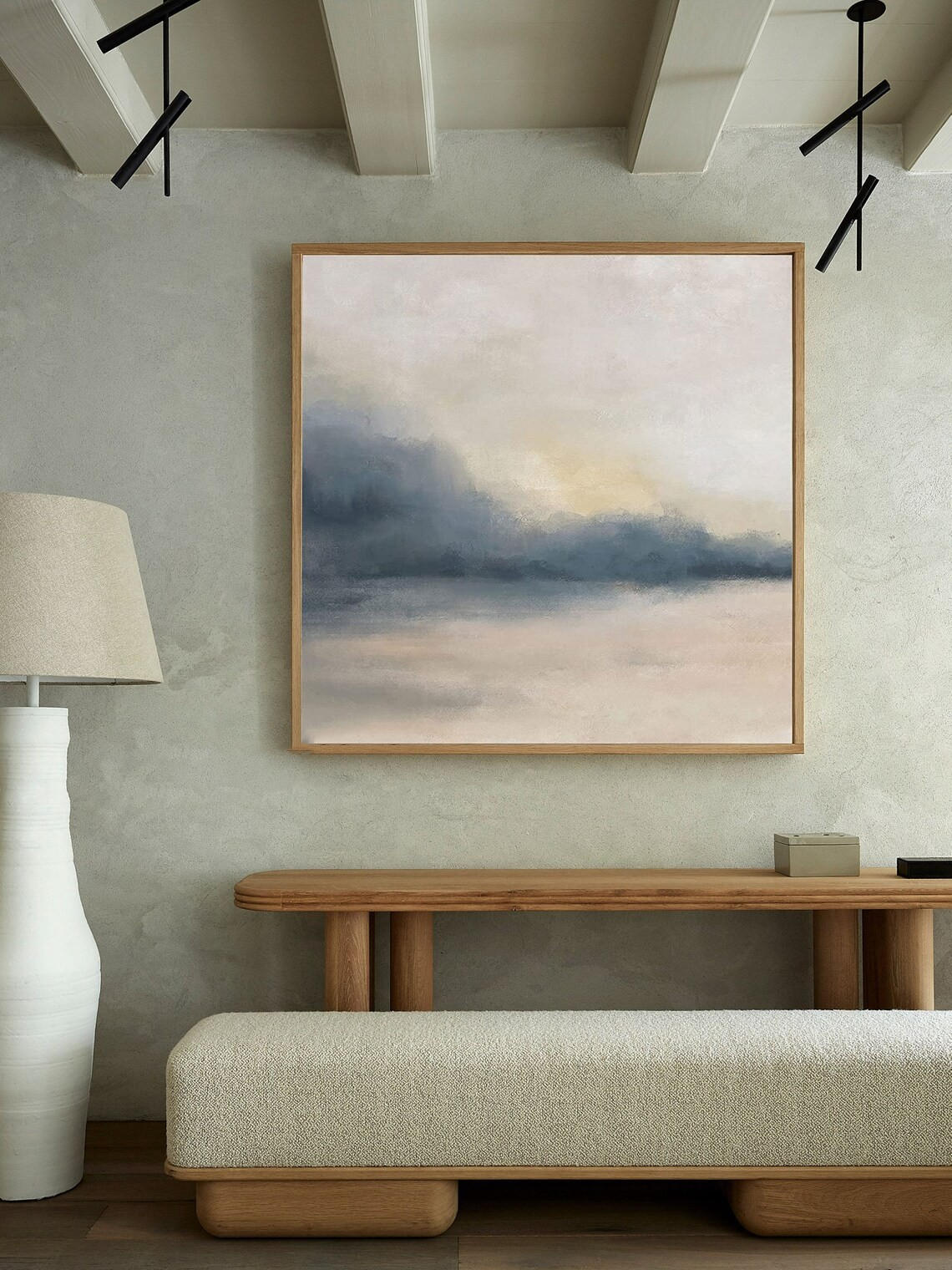 Large Abstract Landscape Oil Painting for Living Room #TC 075
