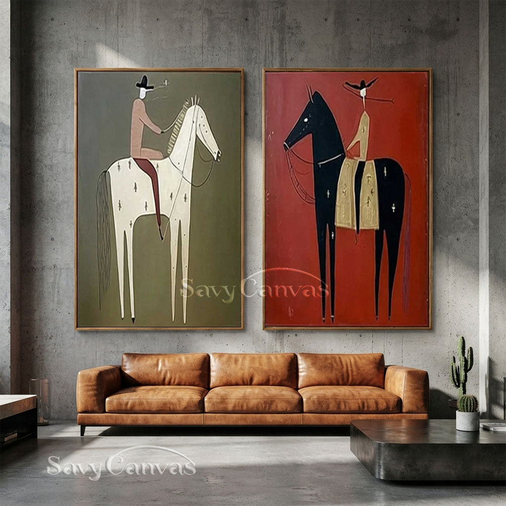 Hand-crafted Textured Abstract Canvas Wall Art #SS 284