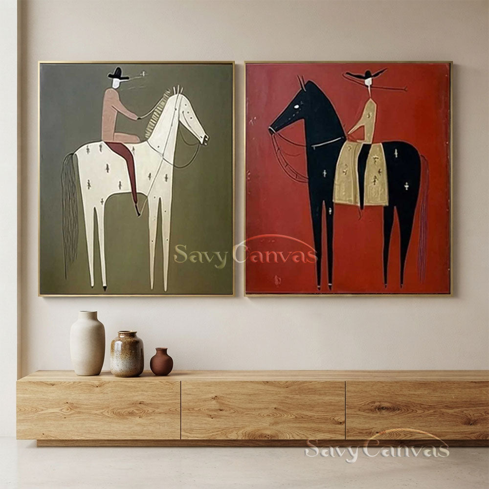 Hand-crafted Textured Abstract Canvas Wall Art #SS 284