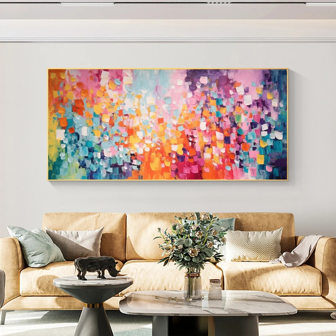 Colorful Handmade Canvas Wall Decor #TC 072