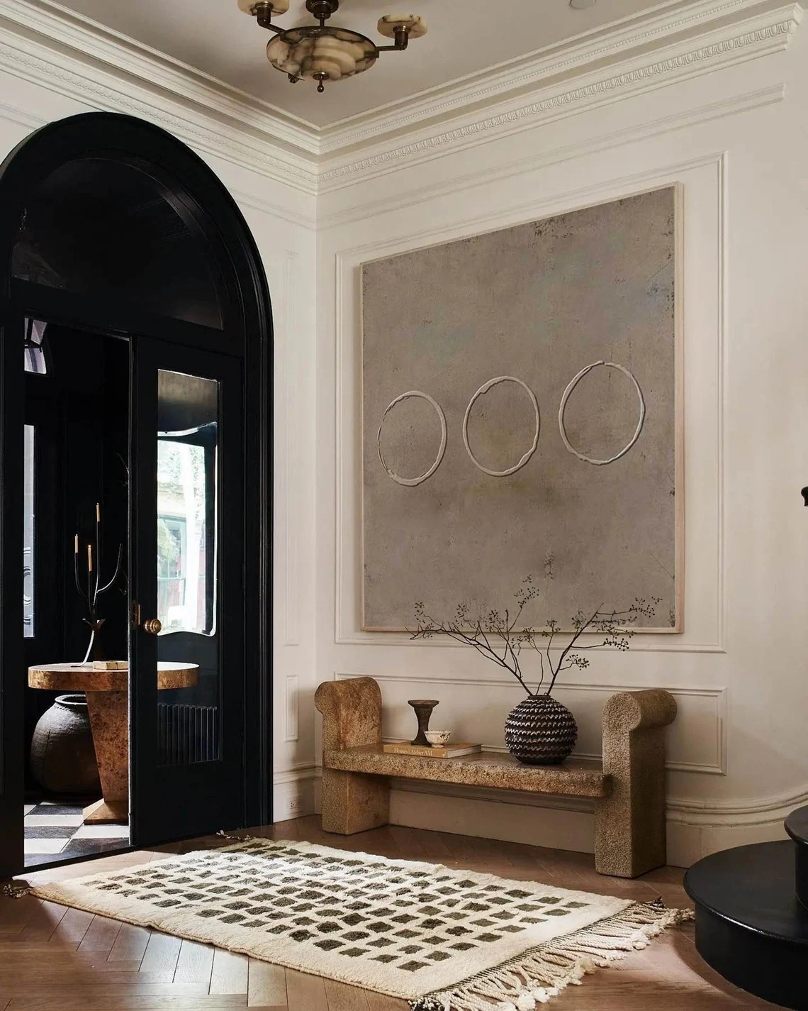 Large abstract oil painting for living room bedroom-Original art #JJ 018