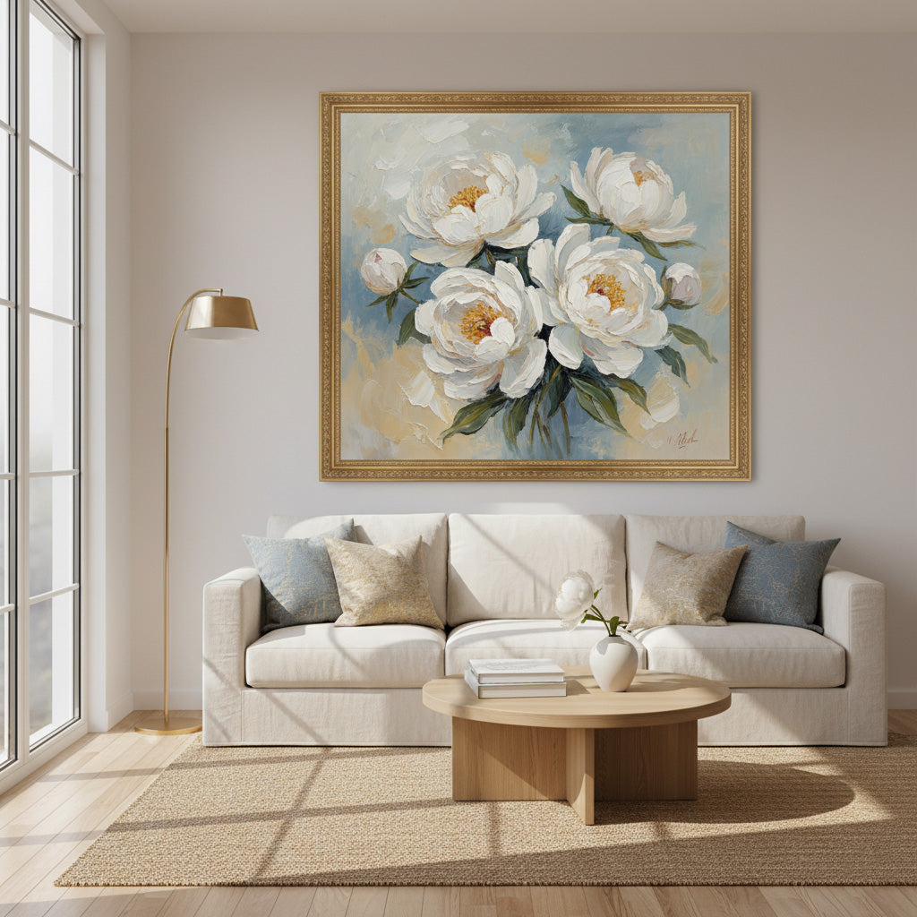 Spring Home Refresh: Handmade Oil Paintings by Savy Canvas