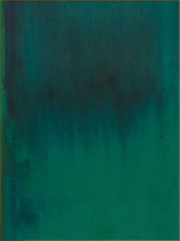 Minimalist Green Abstract Art | Modern Ombre Canvas Wall Decor #JJ 064