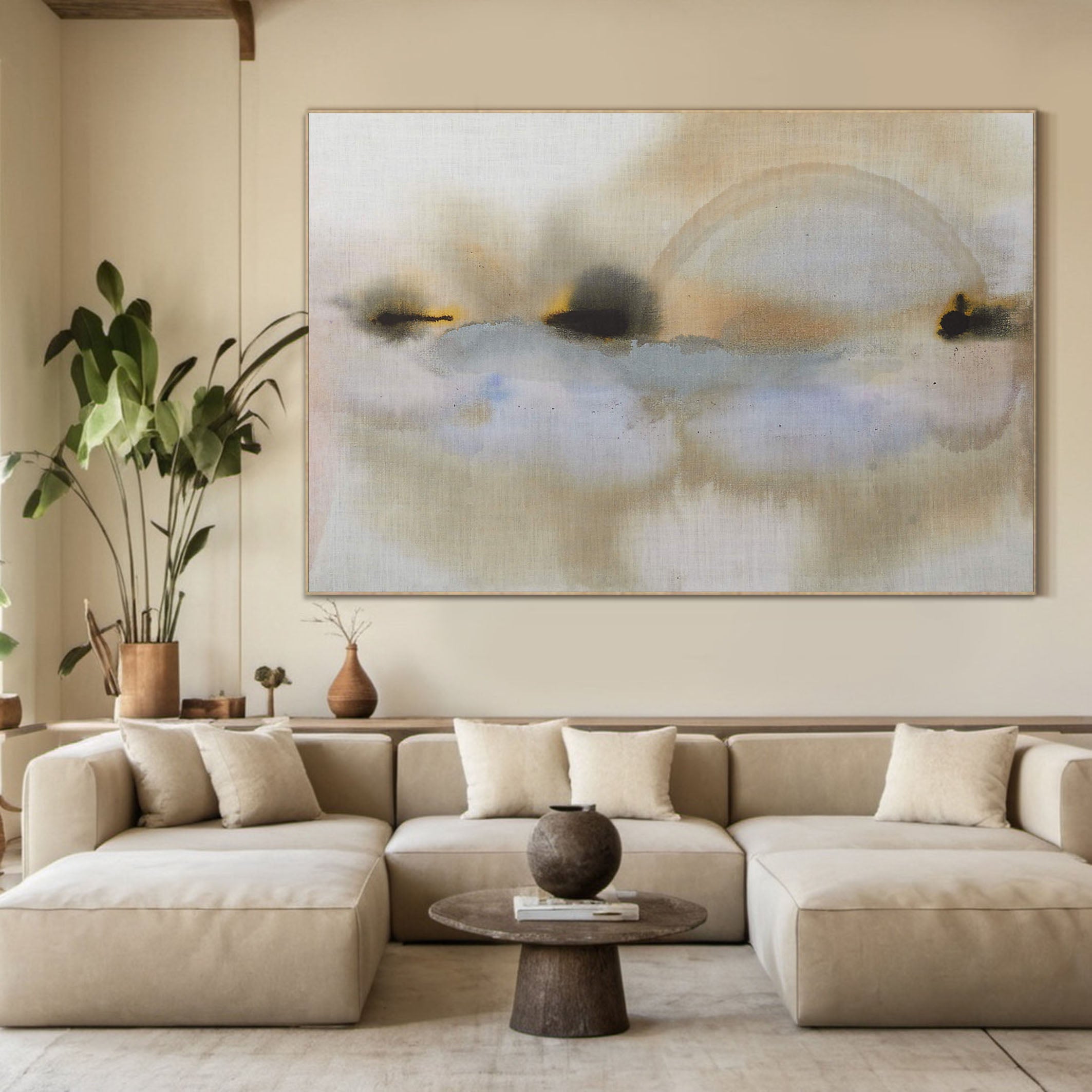 Modern Neutral Abstract Wall Decor