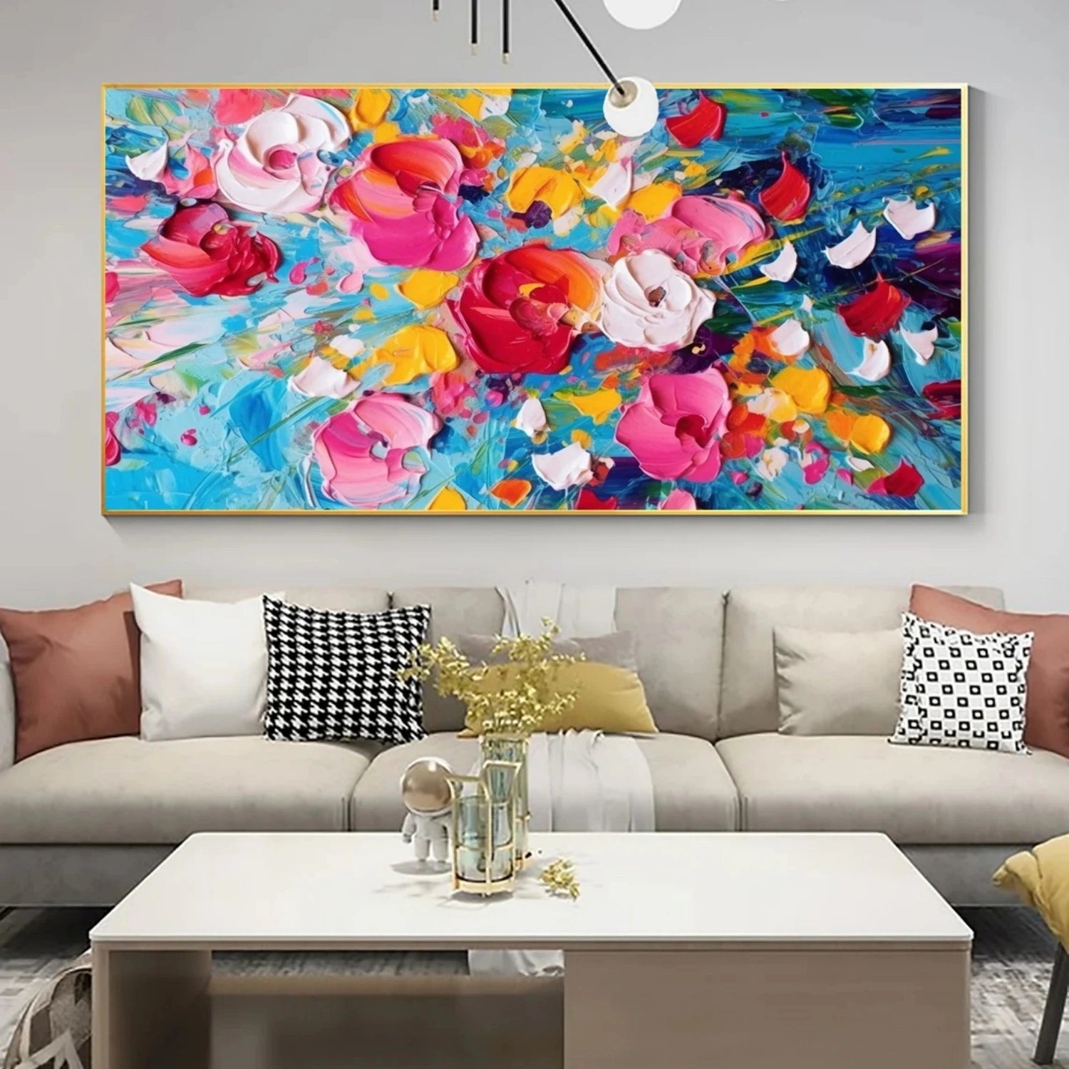 Joy in Bloom – Impasto Flower Art