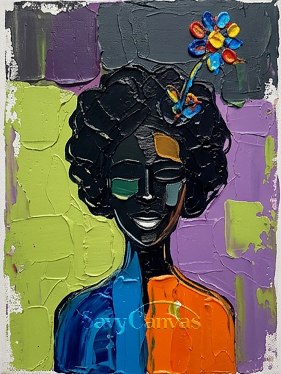 Vibrant Multi-Color Abstract Canvas | Modern Living Room Decor