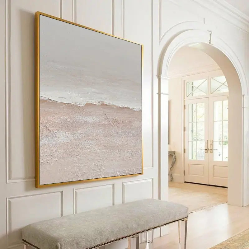 Calm Ocean Horizon Painting – Peaceful Home Wall Decor #JJ 287