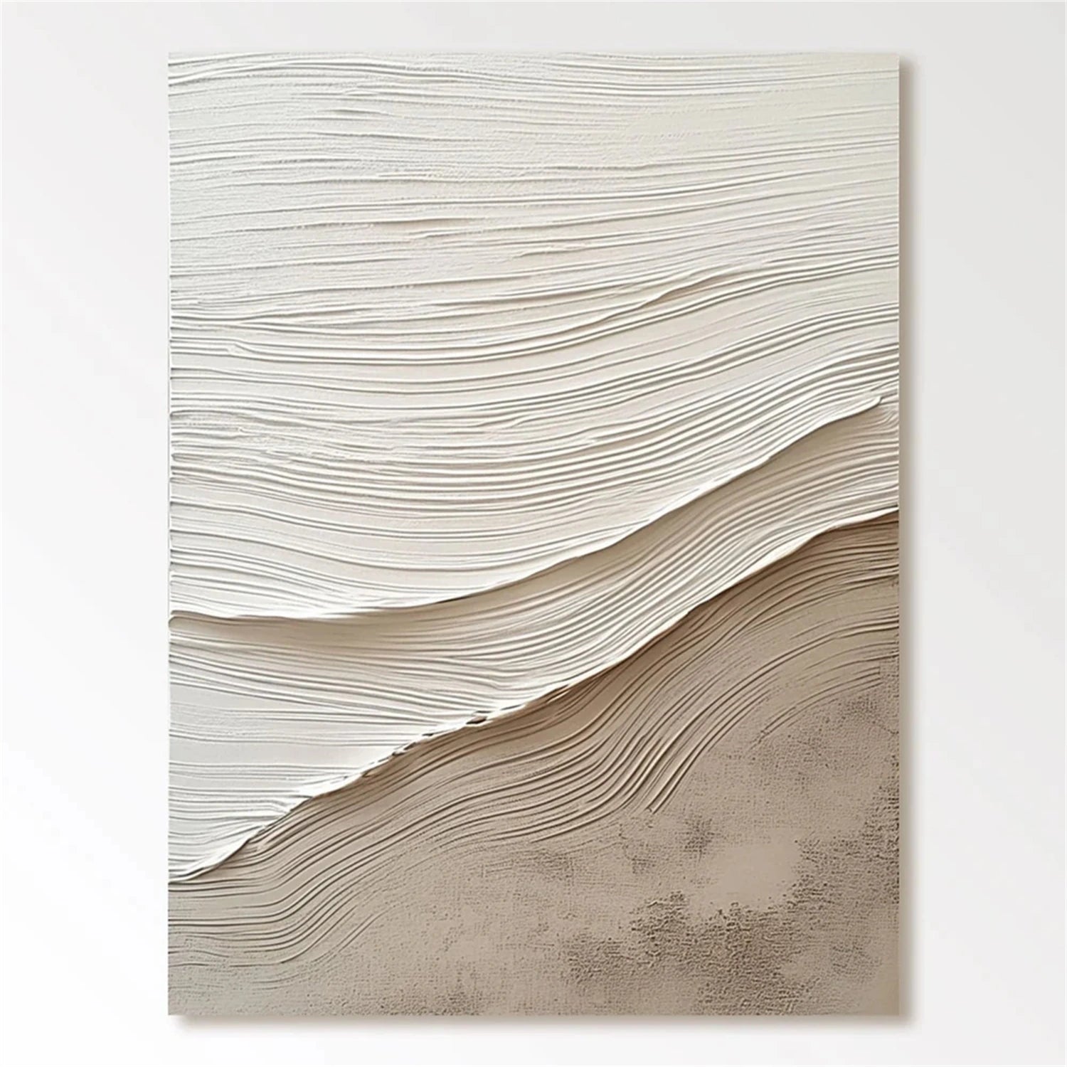 Tactile Neutral Wall Art – Earthy Textured Minimalism # JJ 143