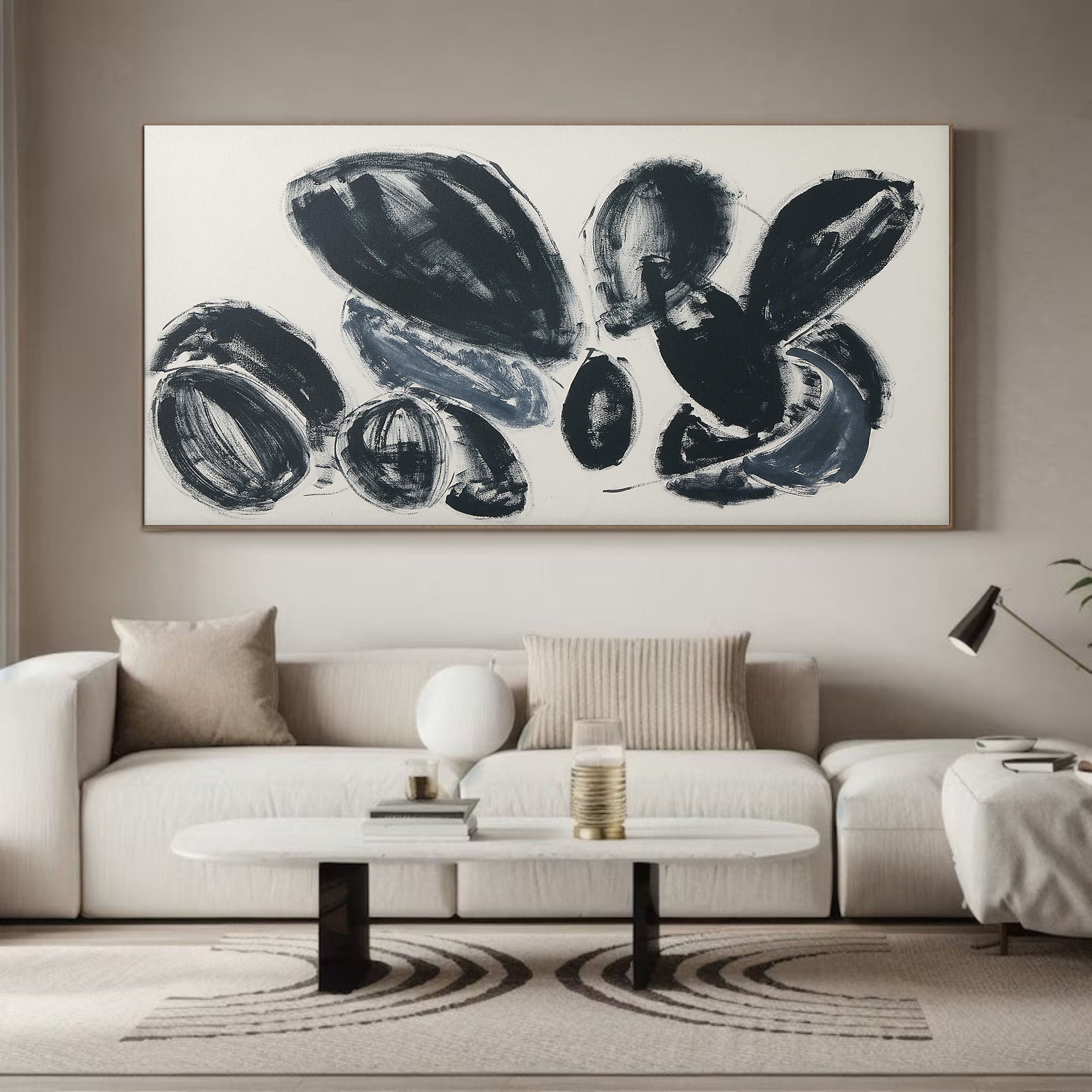 Original Organic Abstract Painting on Canvas #TC 131