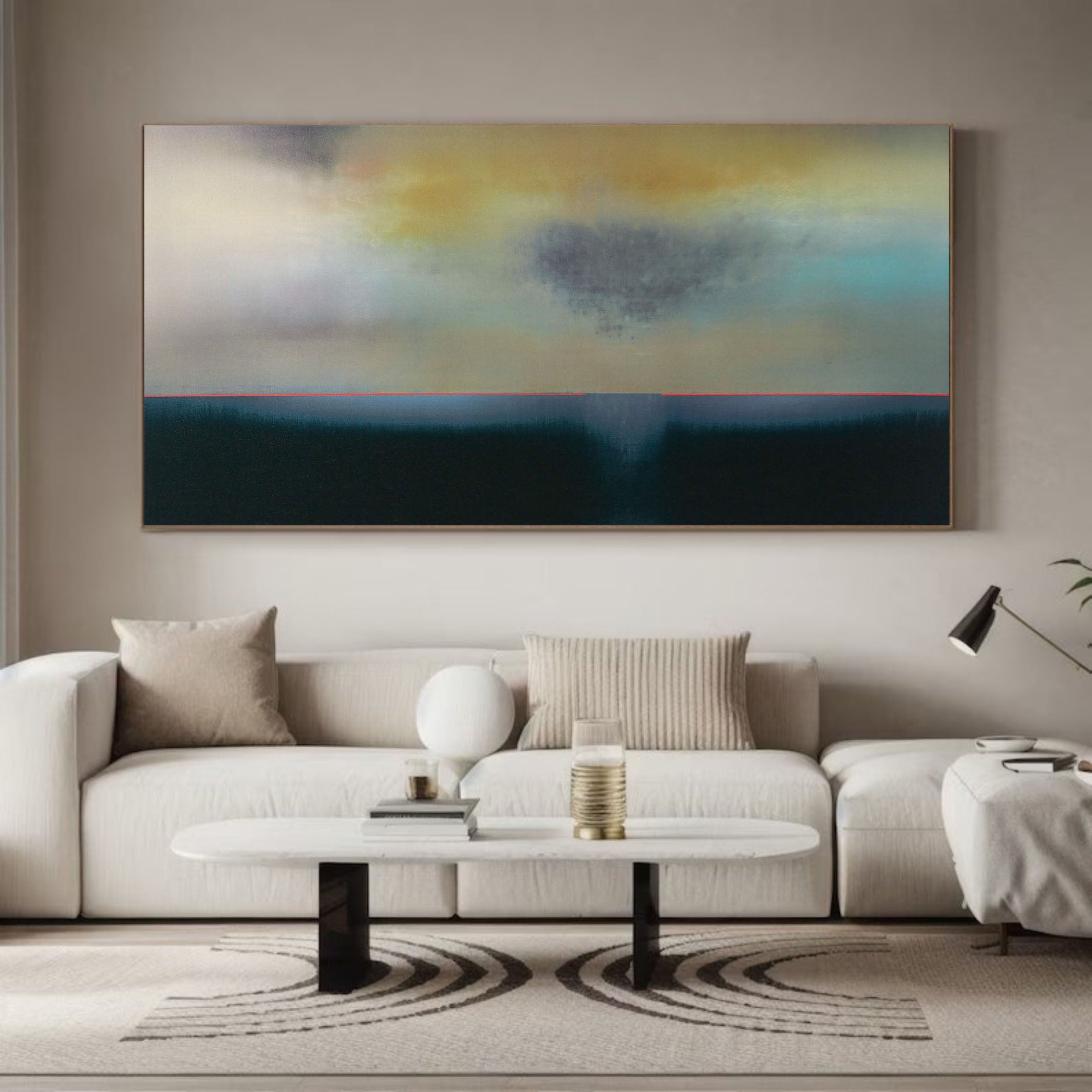 Colorful Modern Abstract Oil Painting - Handmade #TC 143