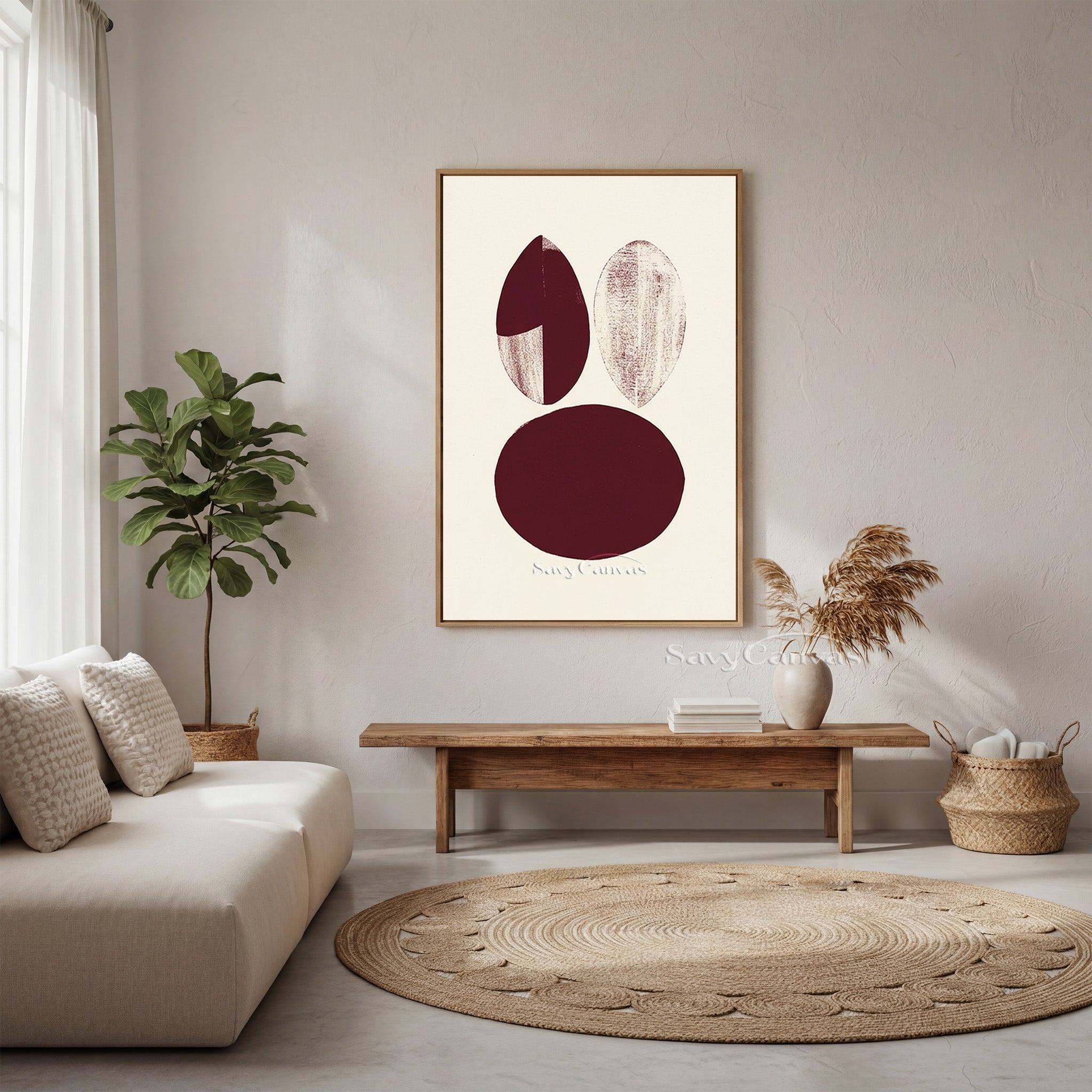Modern Abstract Print | Framed Minimalist Wall Art #AA 510