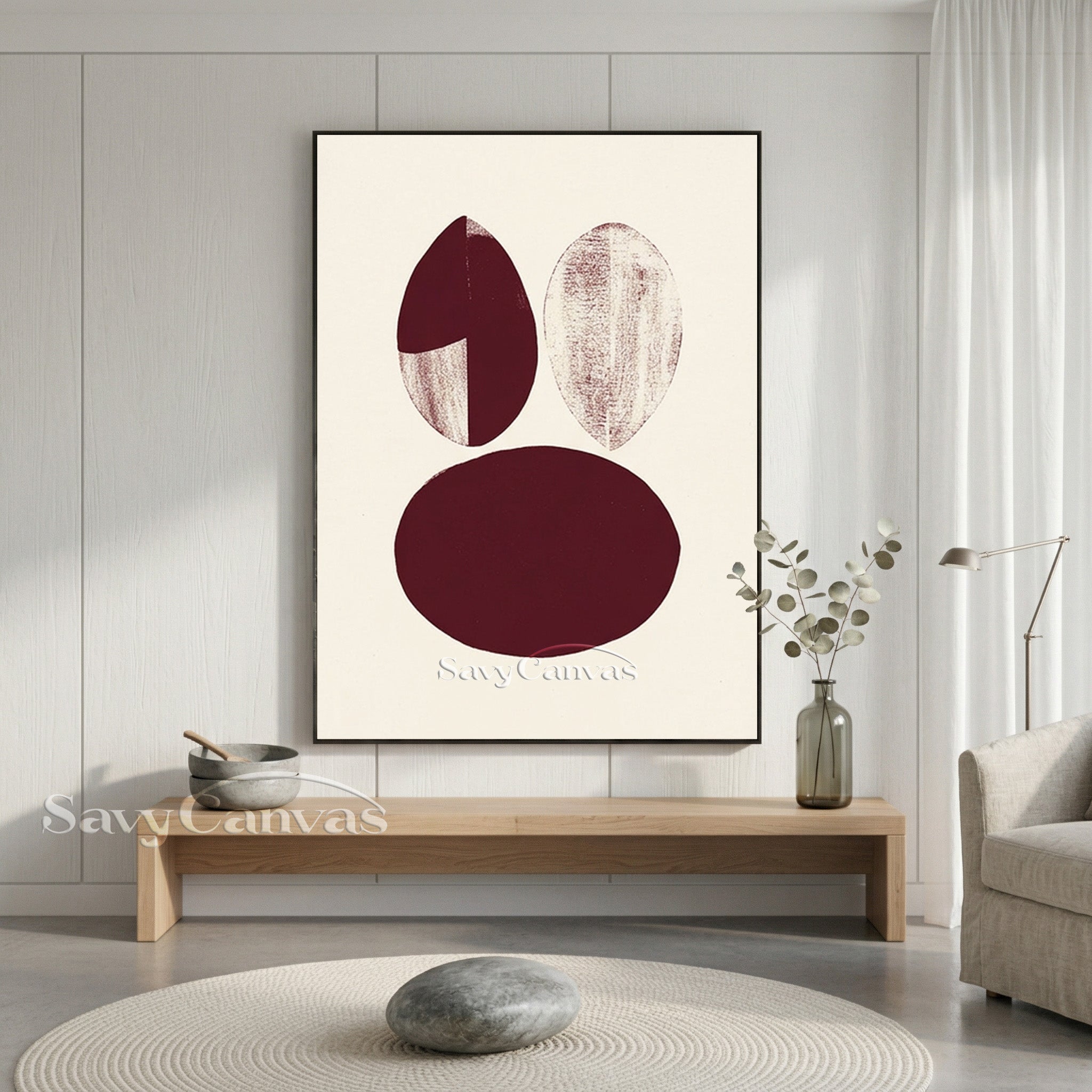 Modern Abstract Print | Framed Minimalist Wall Art #AA 510