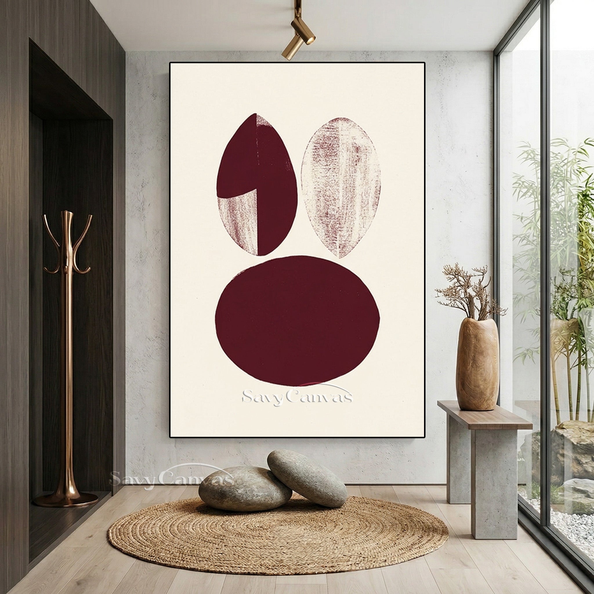Modern Abstract Print | Framed Minimalist Wall Art #AA 510