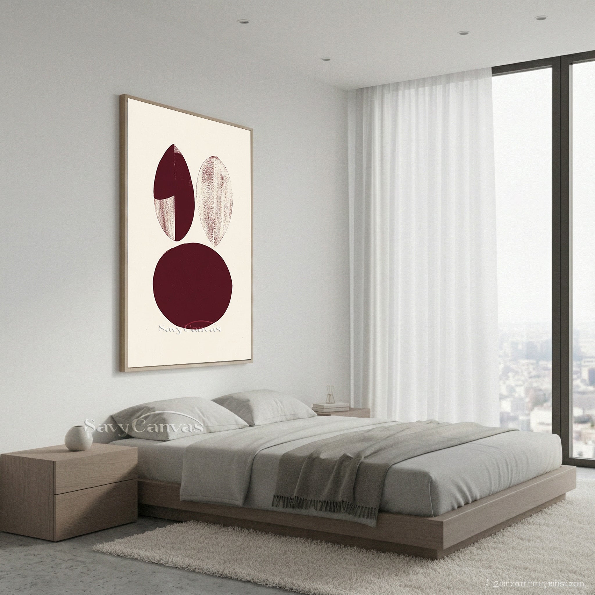 Modern Abstract Print | Framed Minimalist Wall Art #AA 510