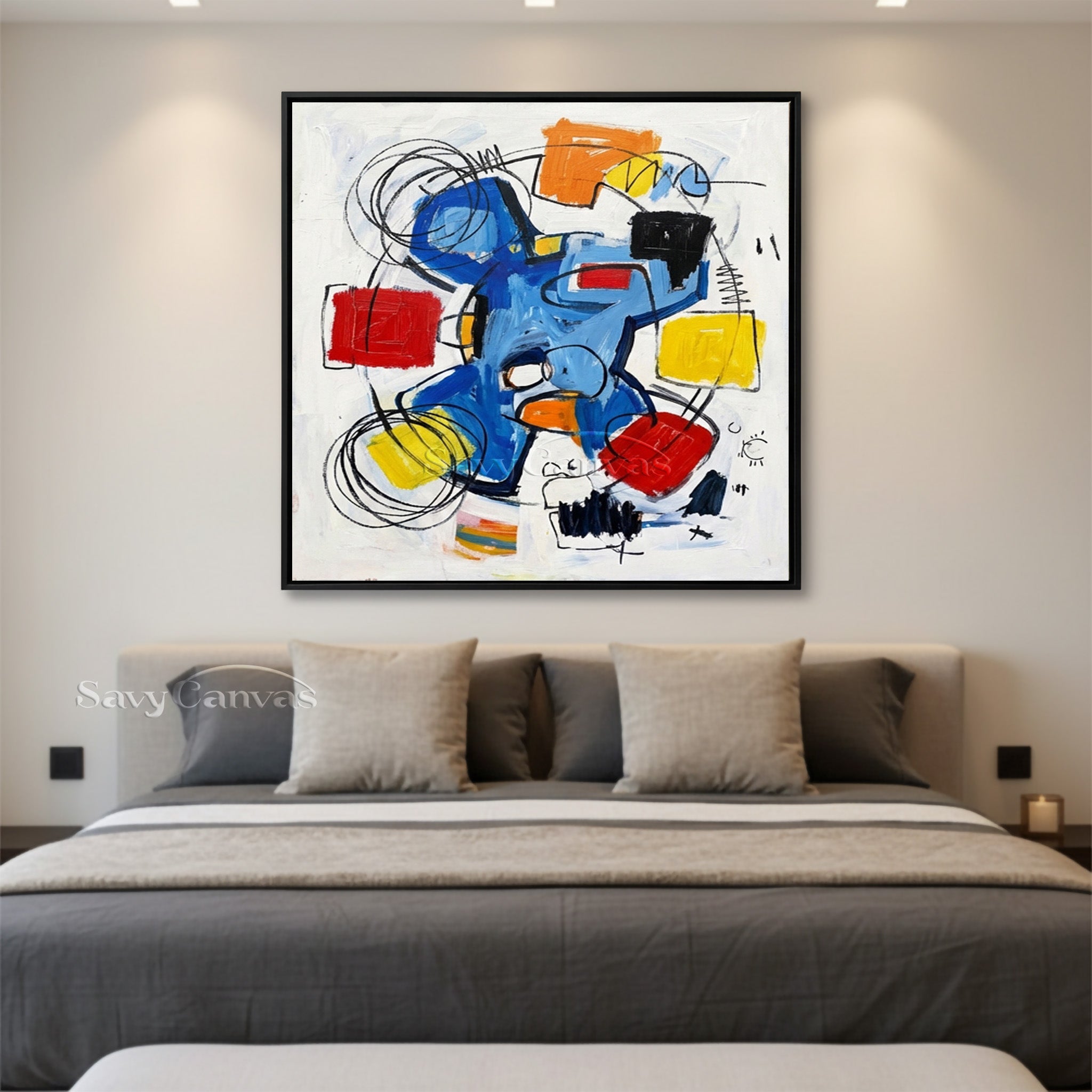 Abstract Expressionist Art | Pop Art Style Painting #AA 485