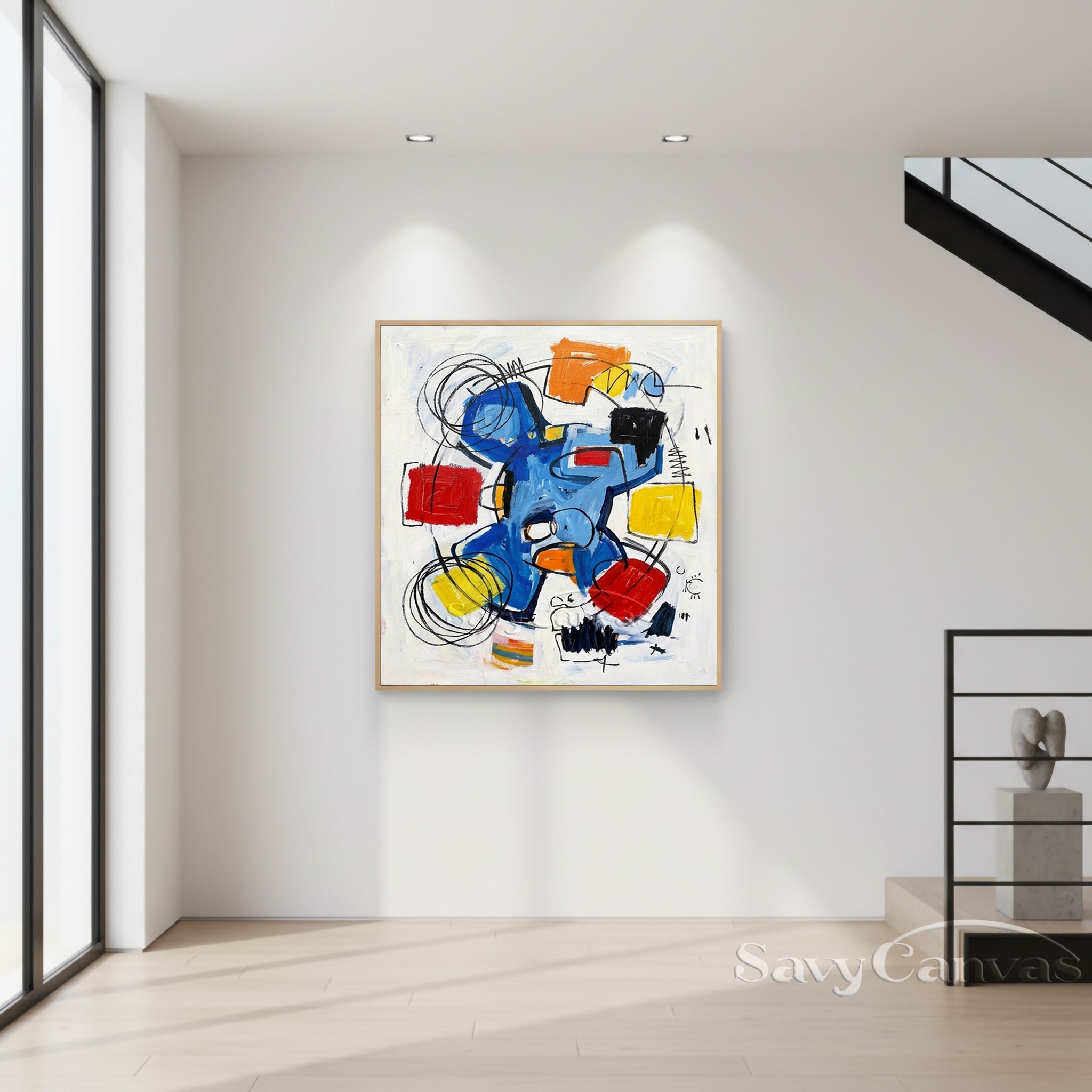 Abstract Expressionist Art | Pop Art Style Painting #AA 485