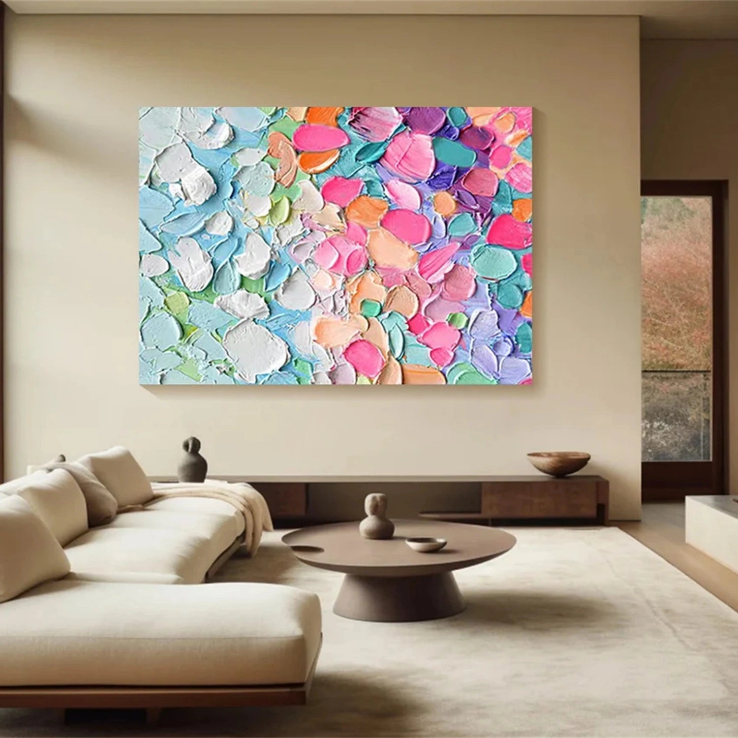Horizontal Oil Painting Decor| Ocean Wave| Large Art #JJ 333