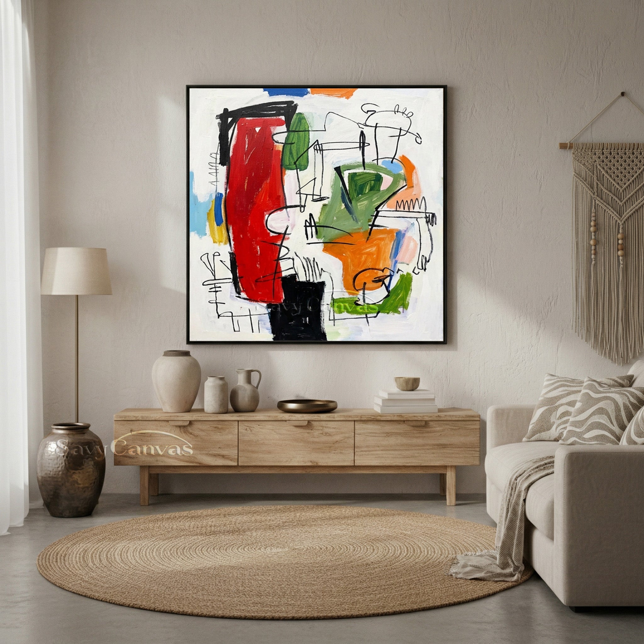 Abstract Expressionist Art | Street Art Style Painting #AA 484