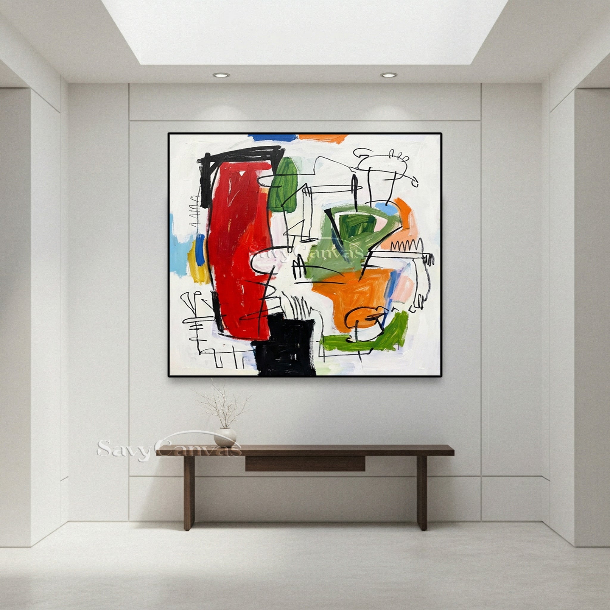 Abstract Expressionist Art | Street Art Style Painting #AA 484