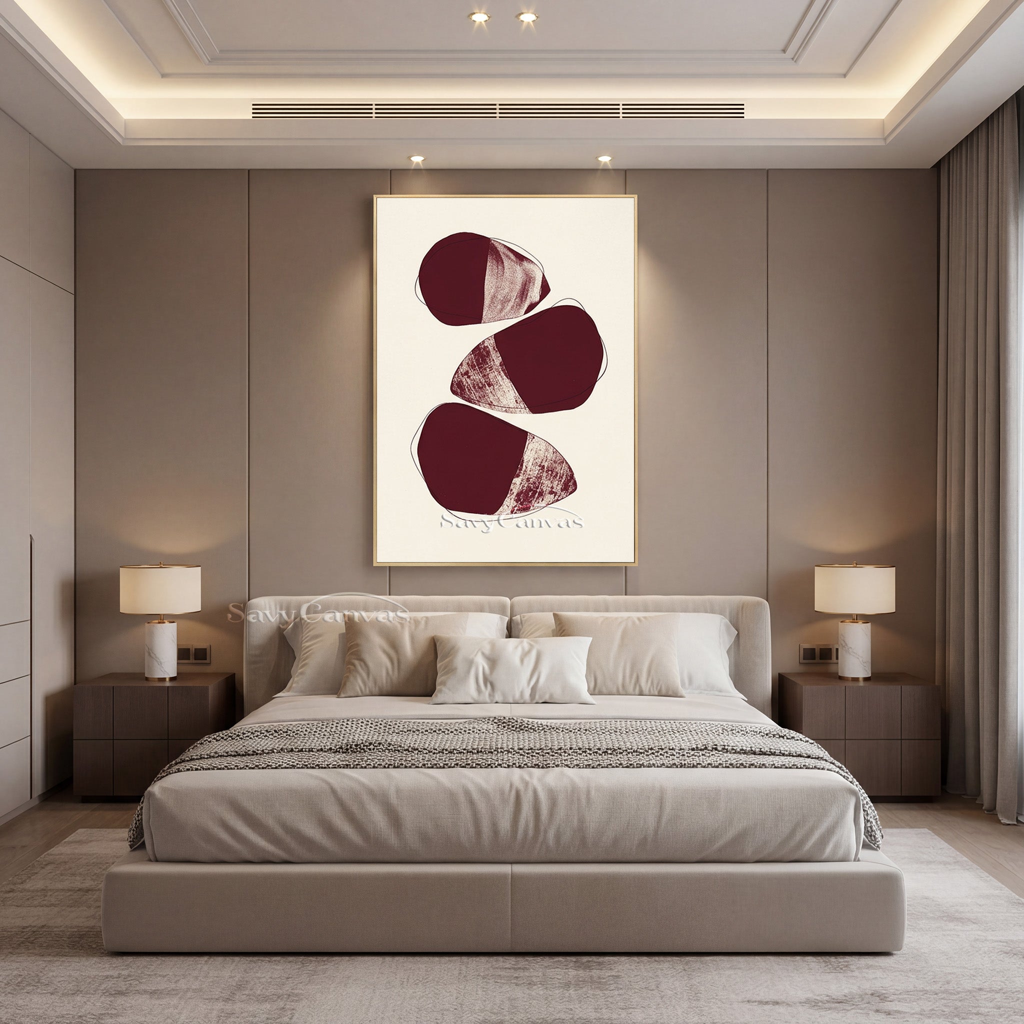 Japandi Style Abstract Print | Wabi-Sabi Wall Decor #AA 509