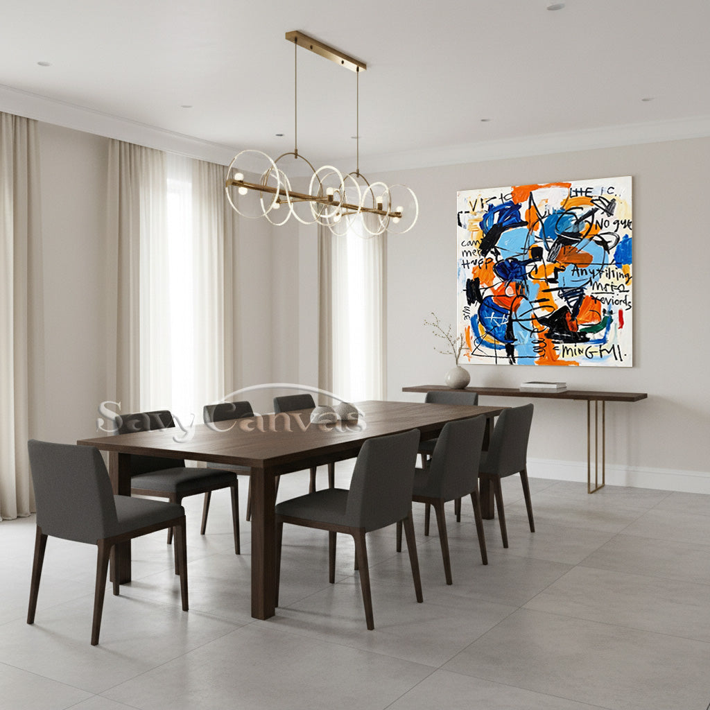 Graffiti Style Abstract Art | Neo-Expressionist Painting #AA 483
