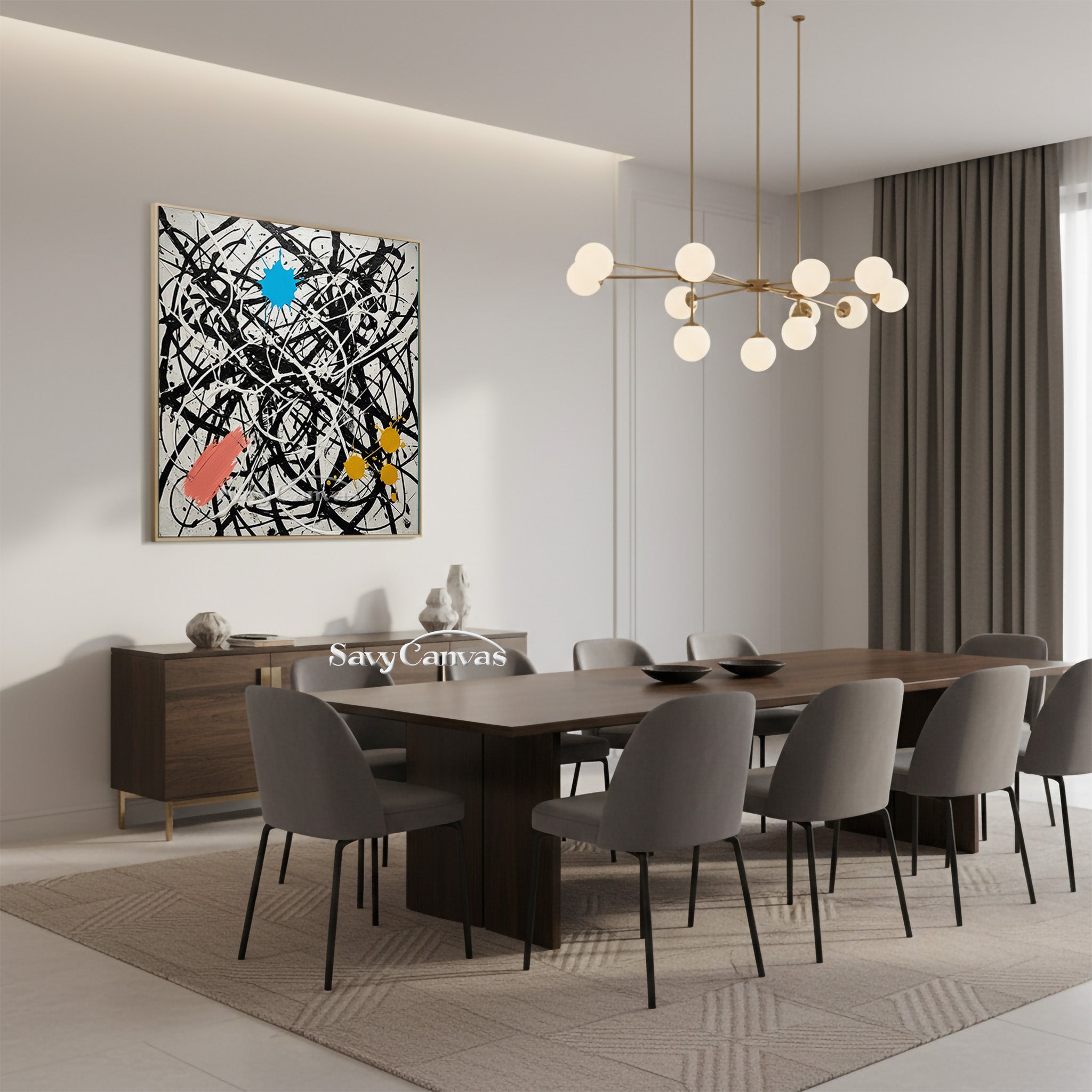 Gallery-Quality Abstract Expressionism | Original Hand-Painted Work #JJ 461