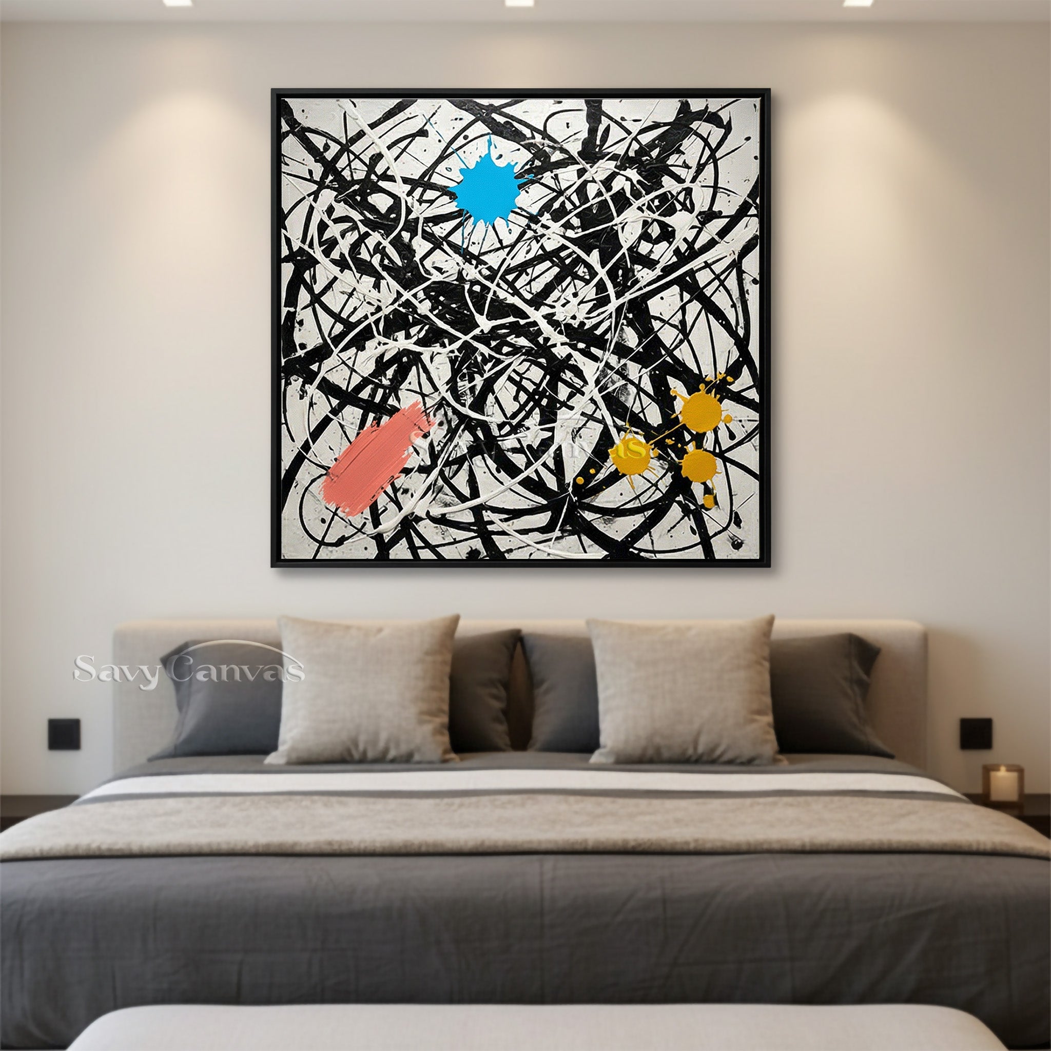 Gallery-Quality Abstract Expressionism | Original Hand-Painted Work #JJ 461