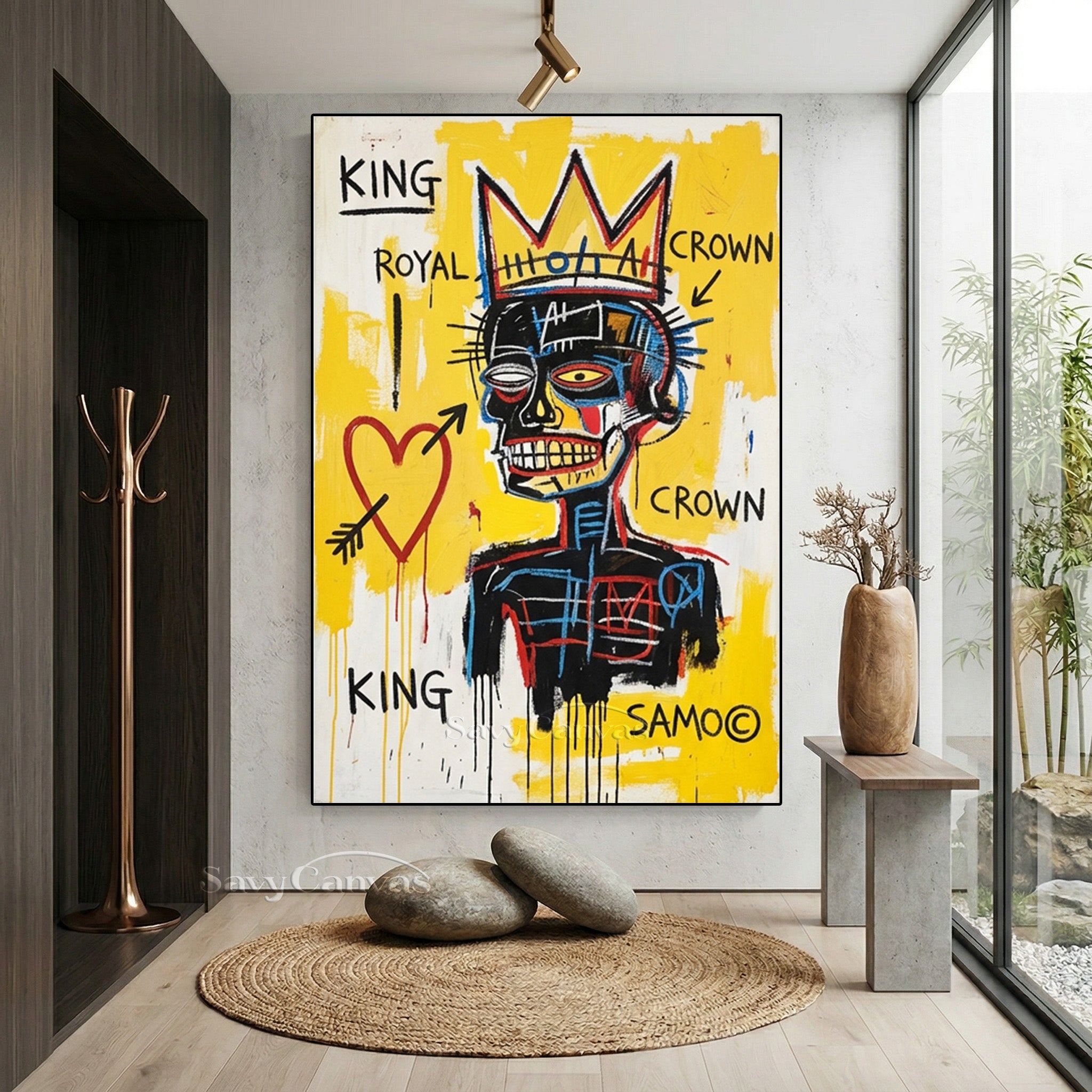Modern Graffiti Wall Art | Colorful Abstract Portrait