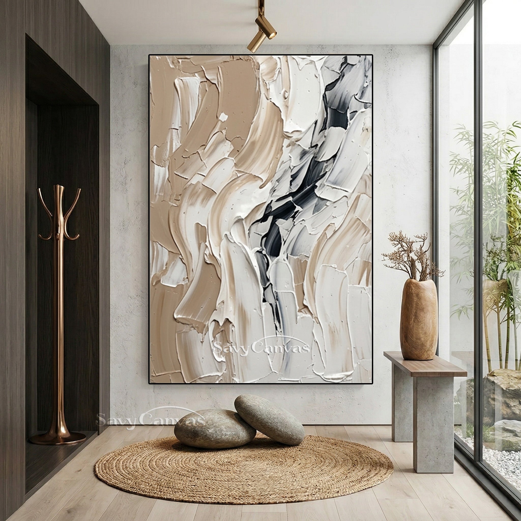 Original Palette Knife Impasto Art | Abstract Woman Portrait #SS 148