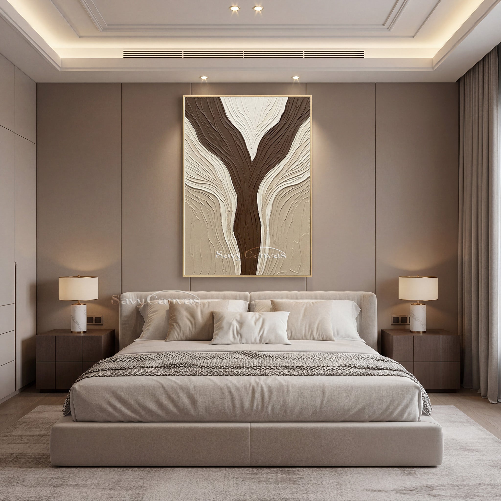 Minimalist Neutral Plaster Wall Decor #SS 132