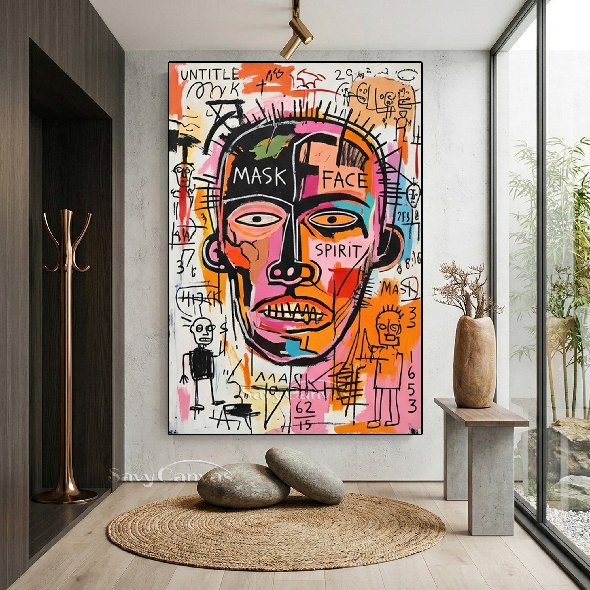 Abstract Face Painting | "Mask" & "Spirit" Street Art