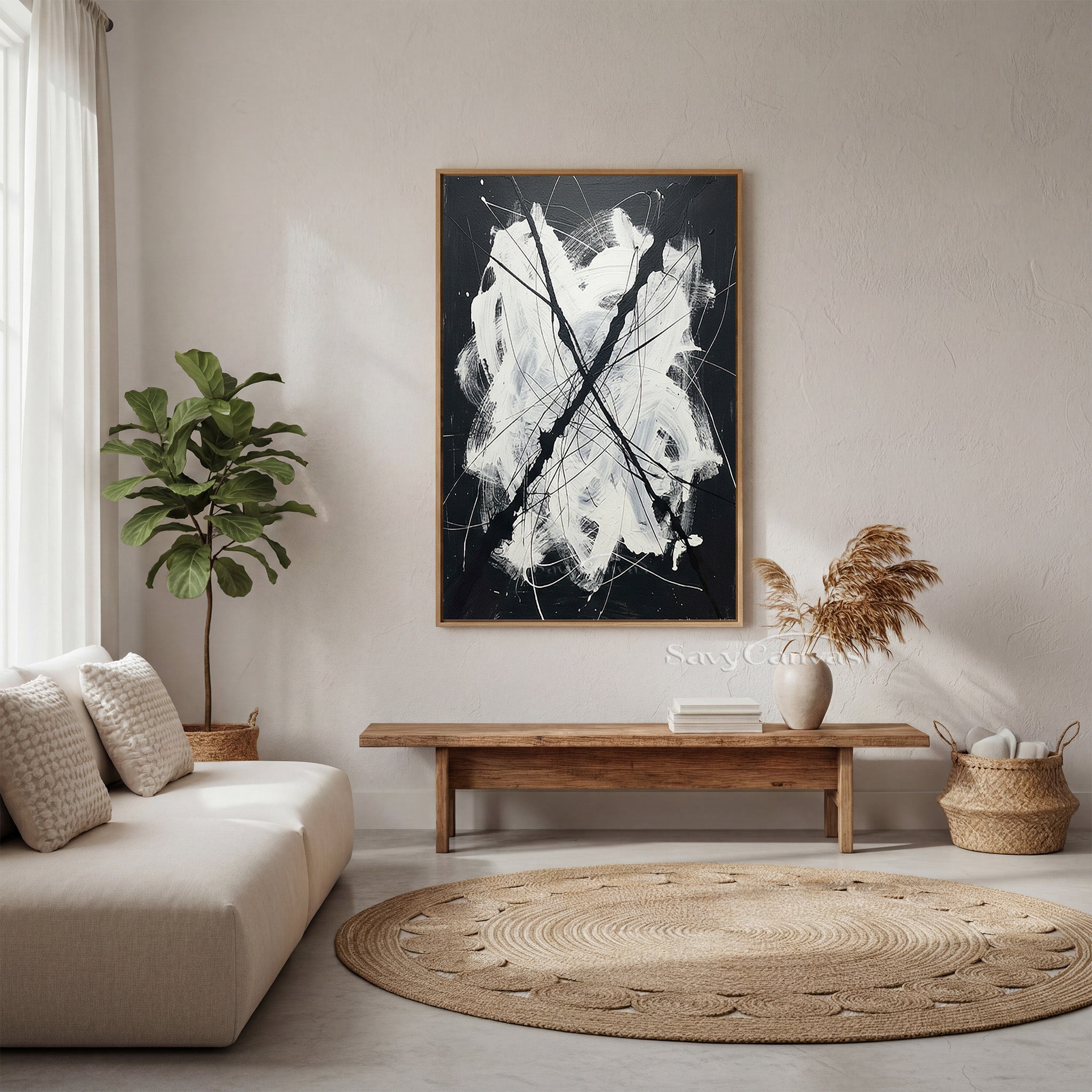 Professional Minimalist Abstract Art for Office and Gallery Wall #JJ 445