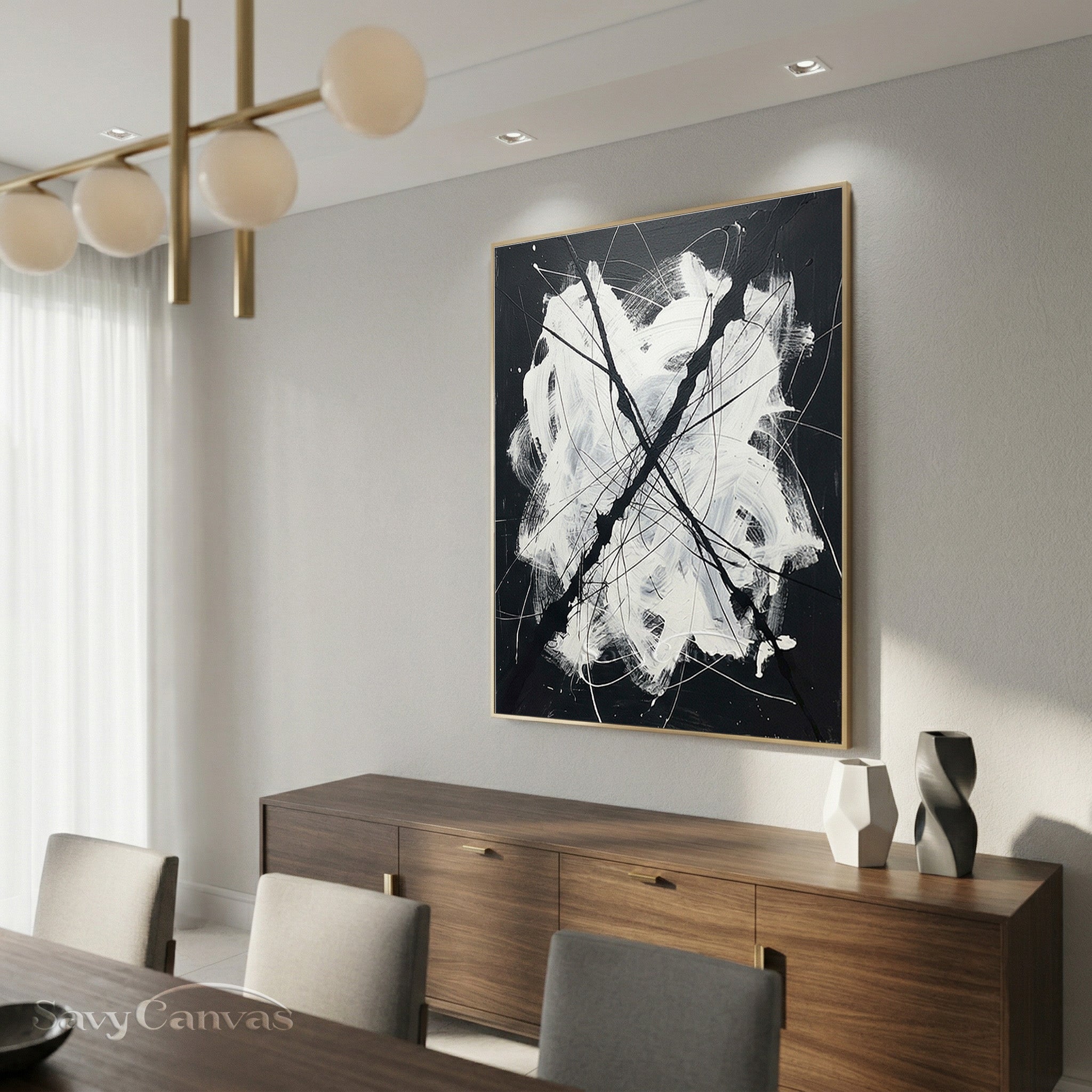 Professional Minimalist Abstract Art for Office and Gallery Wall #JJ 445