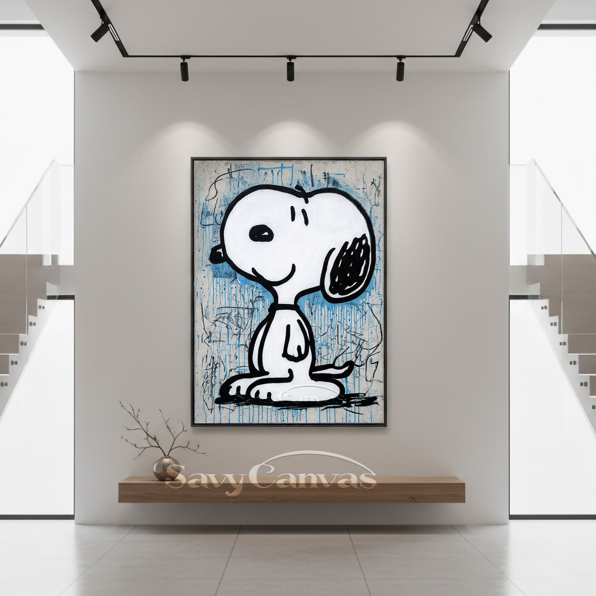 Snoopy Street Art Graffiti Hand-Painted Oil Painting on Canvas #SS 059