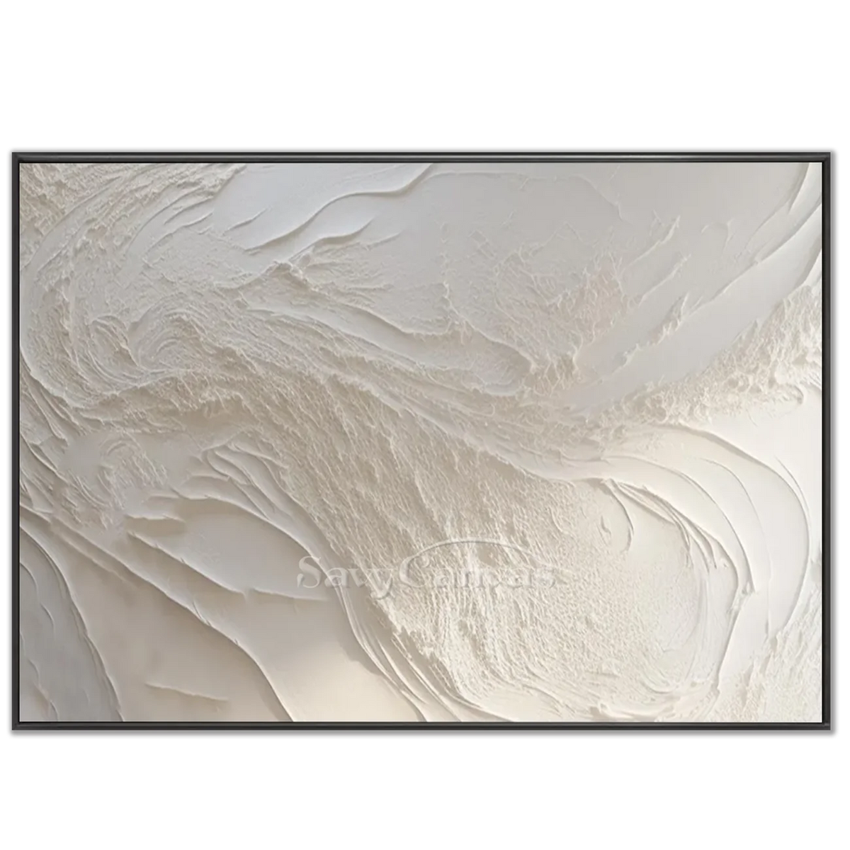 3D-White-Beach-Oil-Painting-black-frame-02.webp