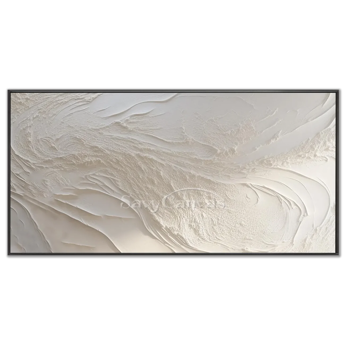 3D-White-Beach-Oil-Painting-black-frame-03.webp