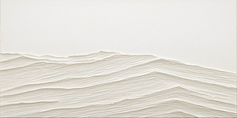 Abstract Beige Mountain Art - Textured Minimalist Painting #JJ 365