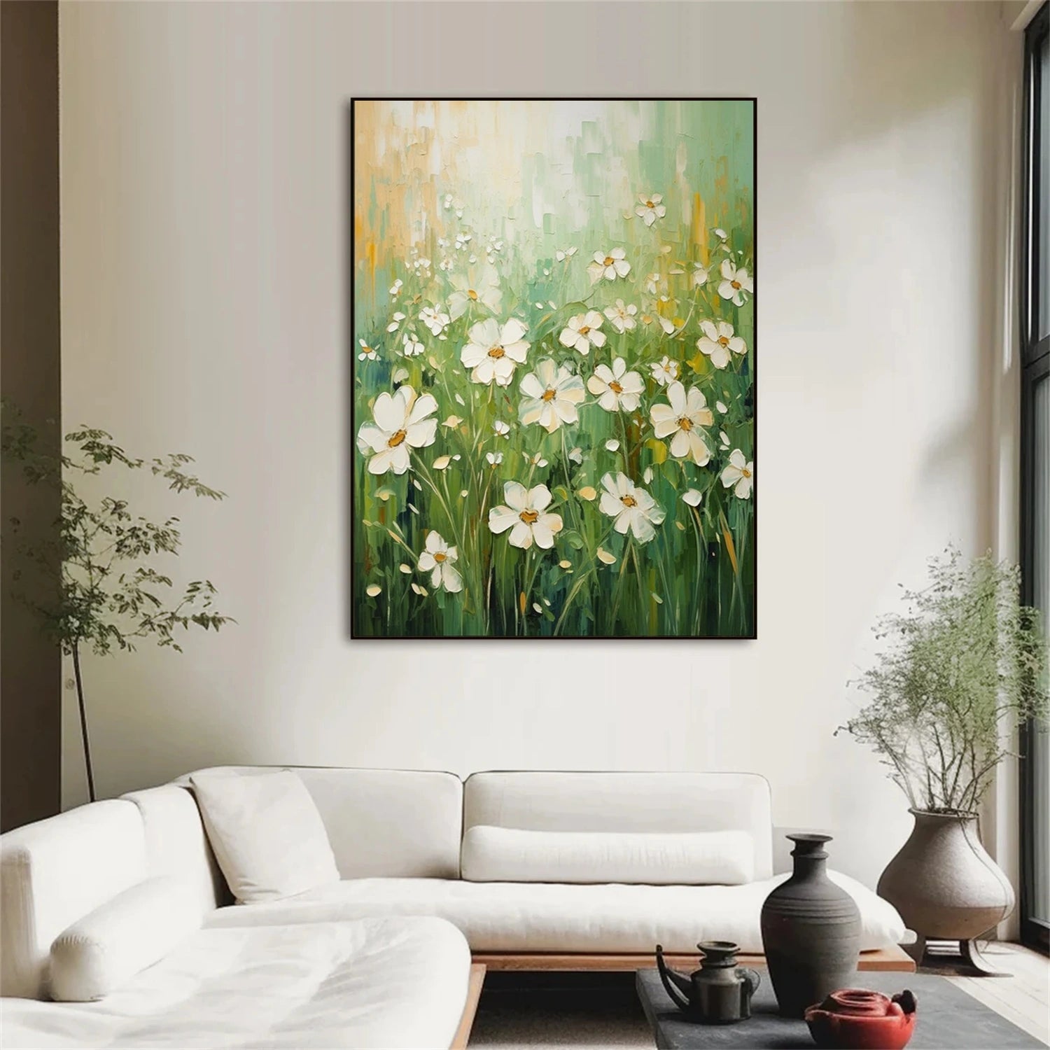 Blooming Breeze –Daisy-Inspired Wall Art