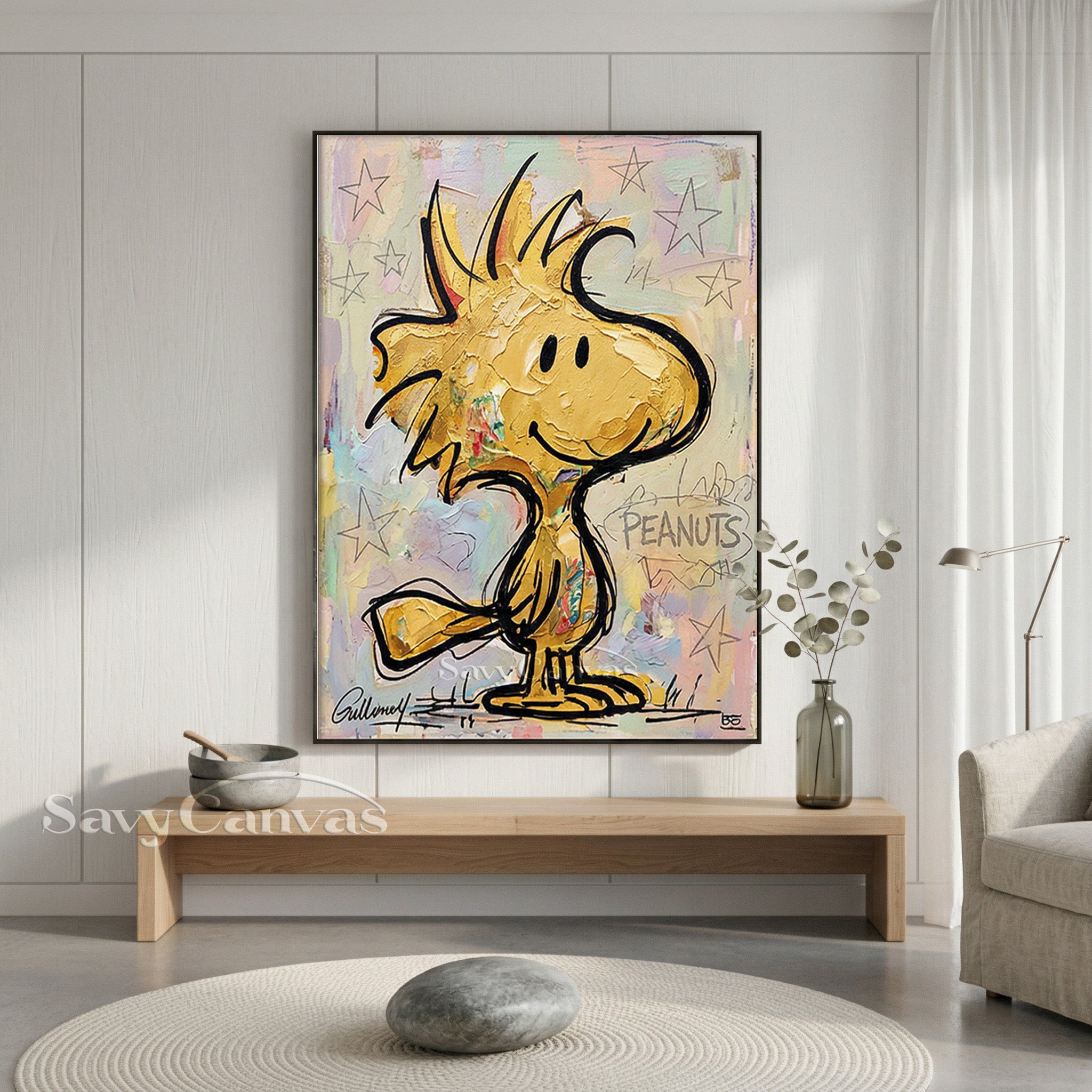 Woodstock Peanuts Pop Art Oil Painting #SS 062