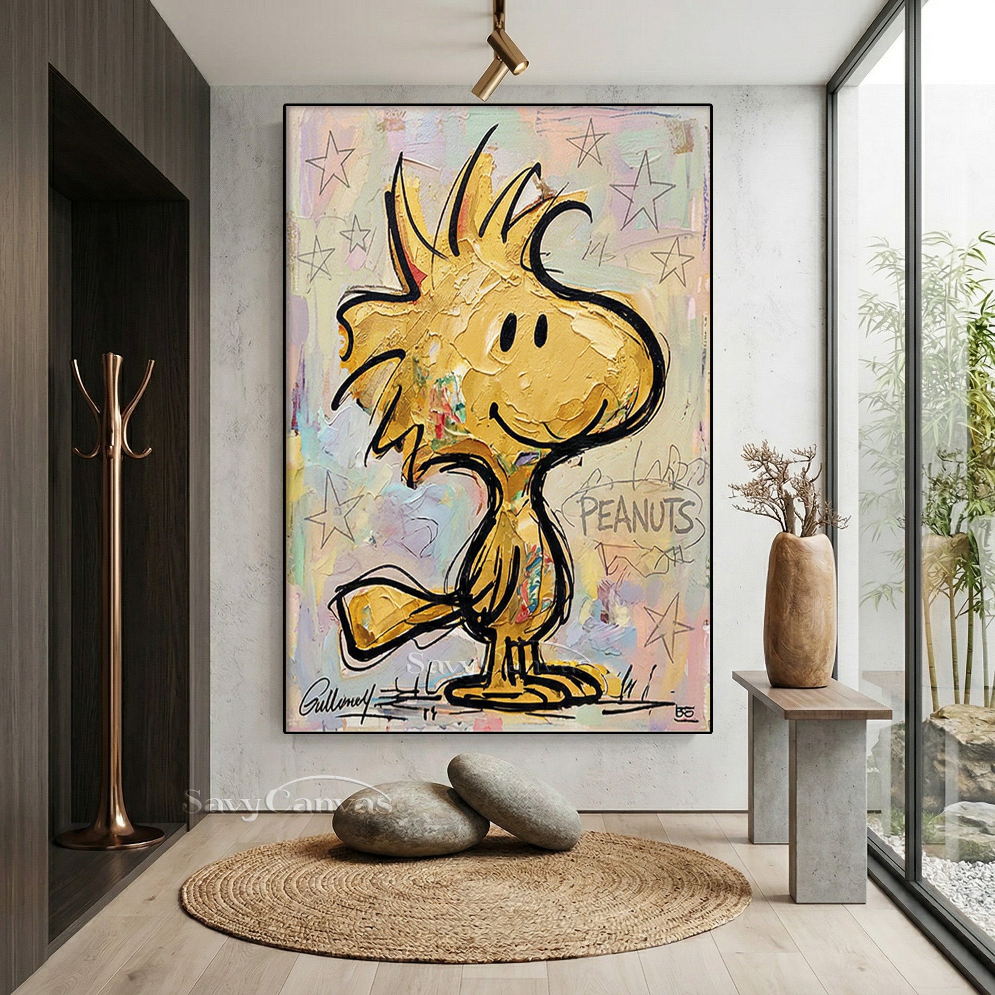Woodstock Peanuts Pop Art Oil Painting #SS 062
