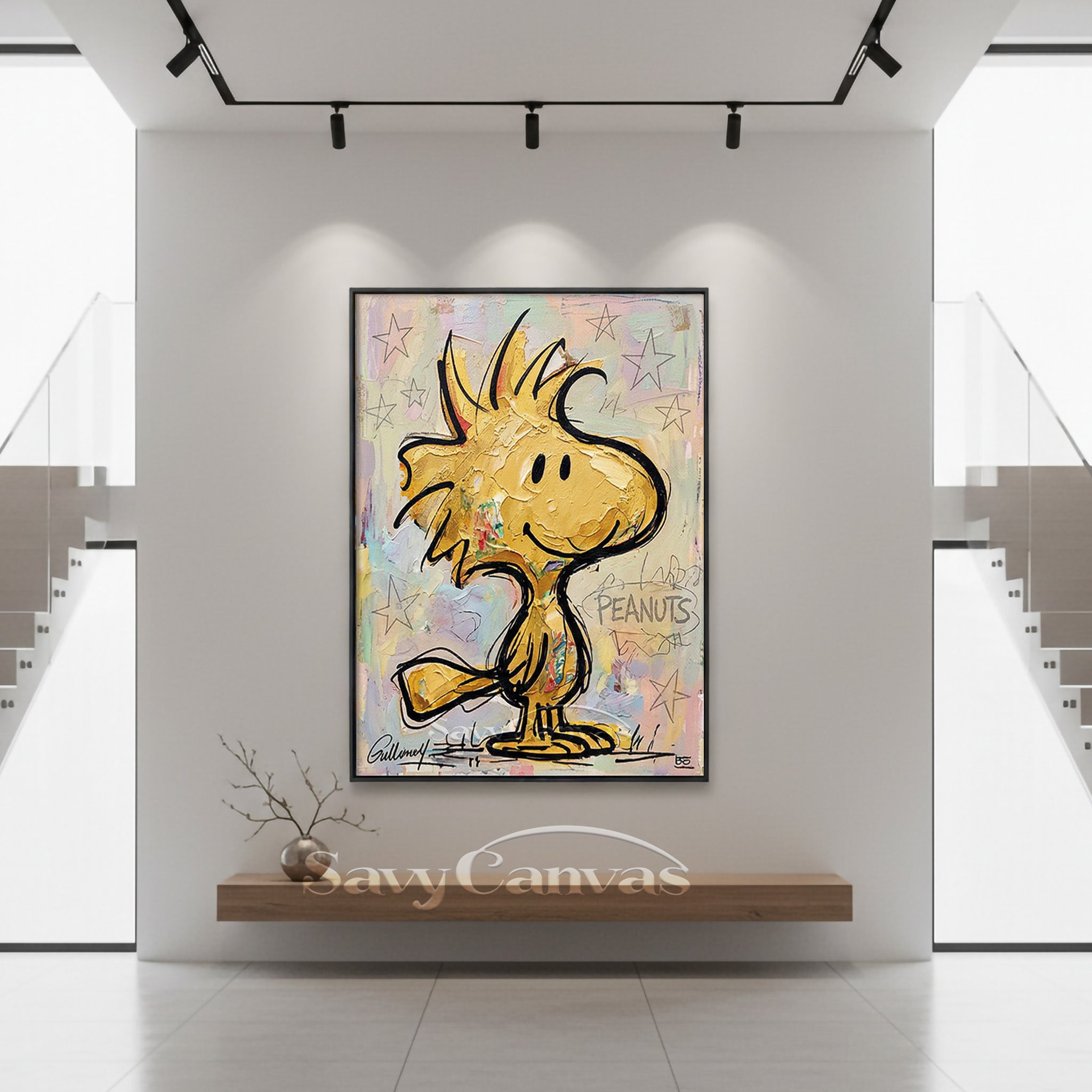 Woodstock Peanuts Pop Art Oil Painting #SS 062