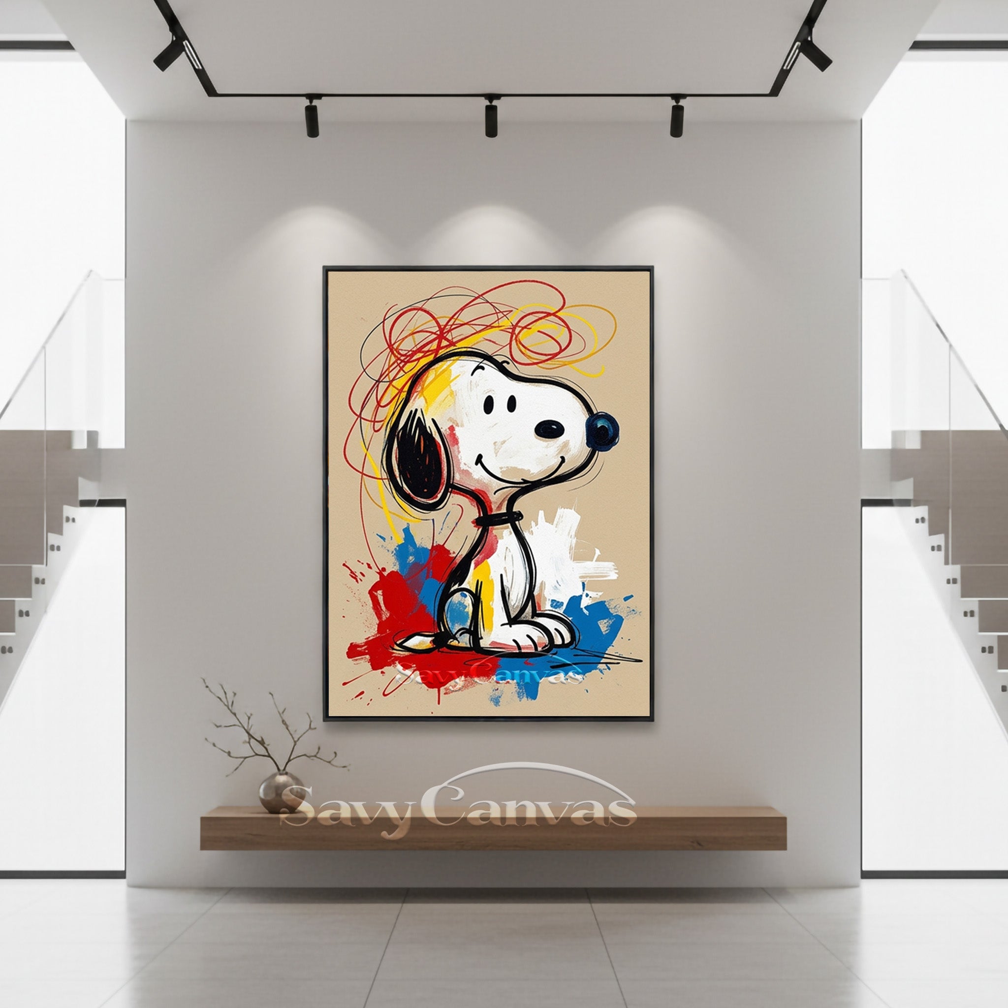Graffiti Style Snoopy Art | Contemporary Pop Art Painting #AA 520