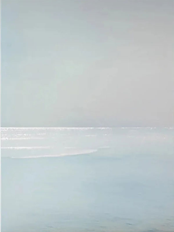 Ocean Sky Abstract Oil Painting - Modern Serene Art #JJ 124