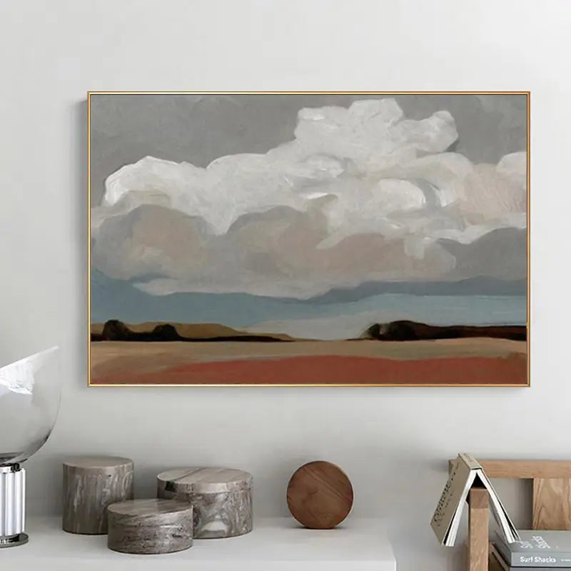 Minimalist Beach Wall Art – Wabi Sabi Inspired Seascape Decor