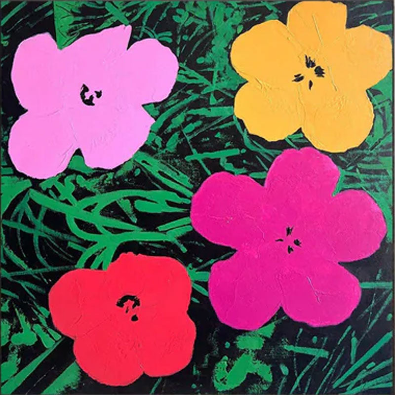 Unique Pop Floral Art Wall Painting #TB 009