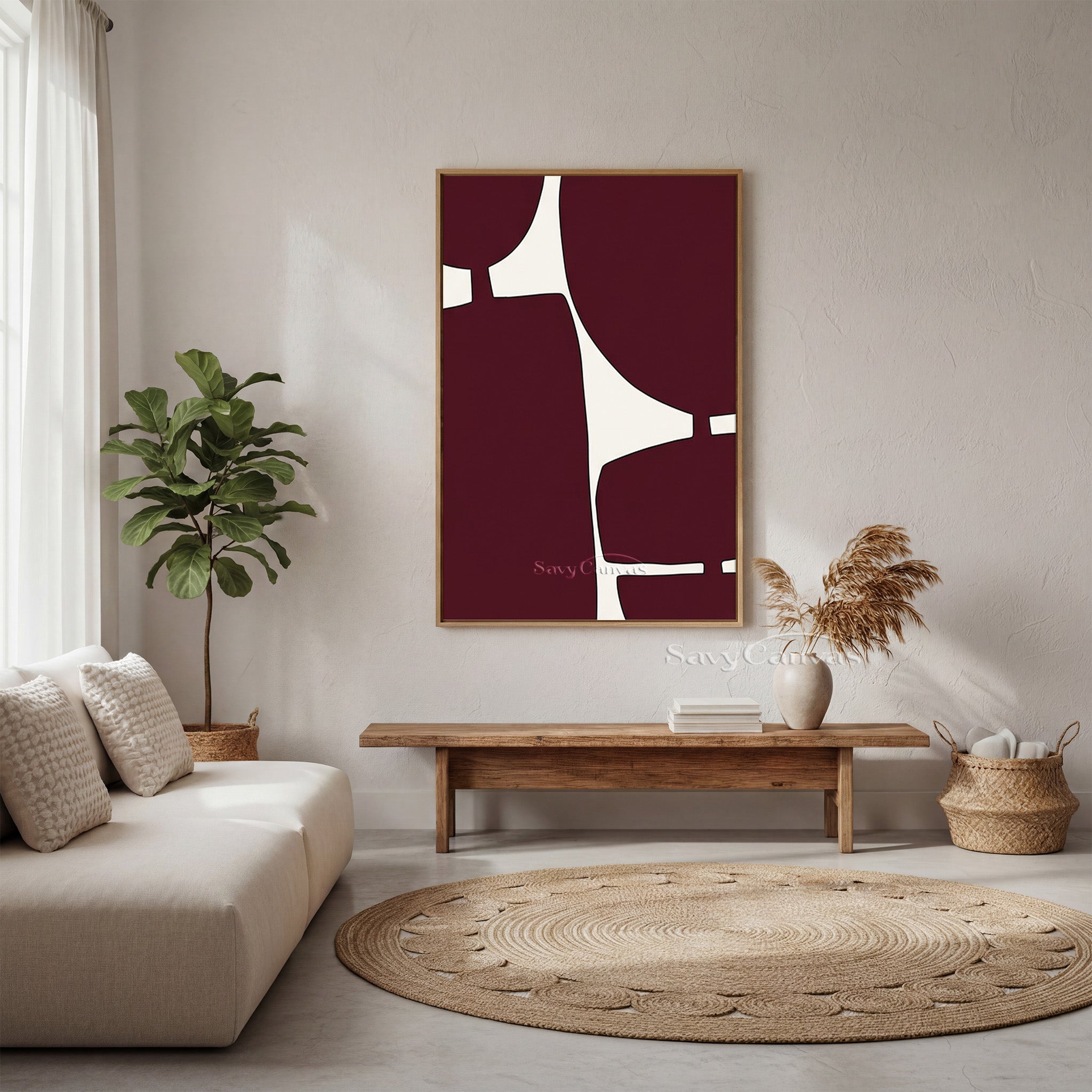Bold Minimalist Painting | Modern Abstract Wall Art #AA 505